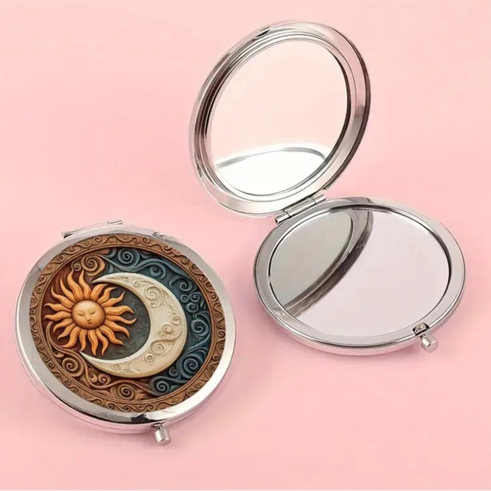 Sun ☀️ and Moon 🌙 Compact Mirror NWT - Picture 2 of 4